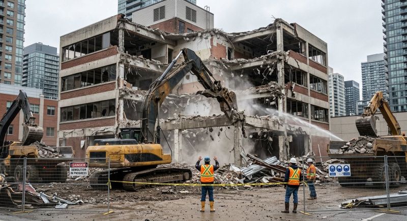 Factory Demolition in Sacramento, CA