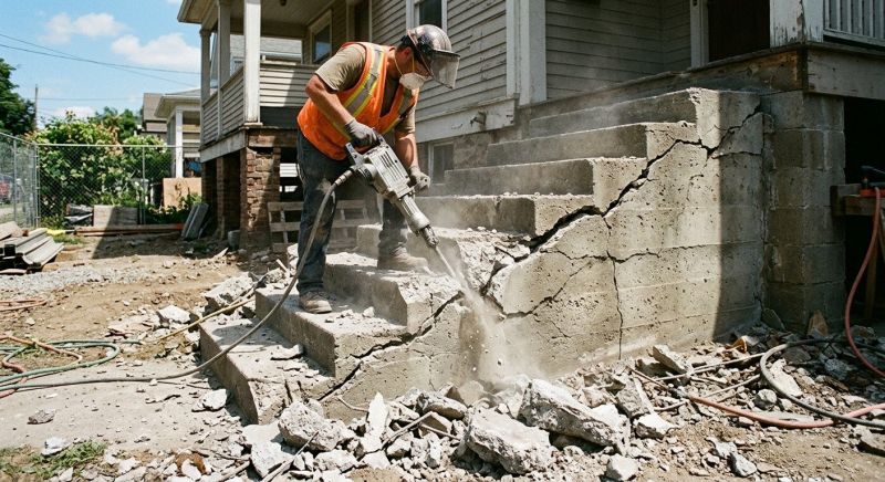 Terrace Demolition in Sacramento, CA